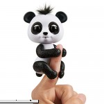 WowWee Fingerlings Glitter Panda  Drew White & Black Interactive Collectible Baby Pet  B07BKGS2Q1